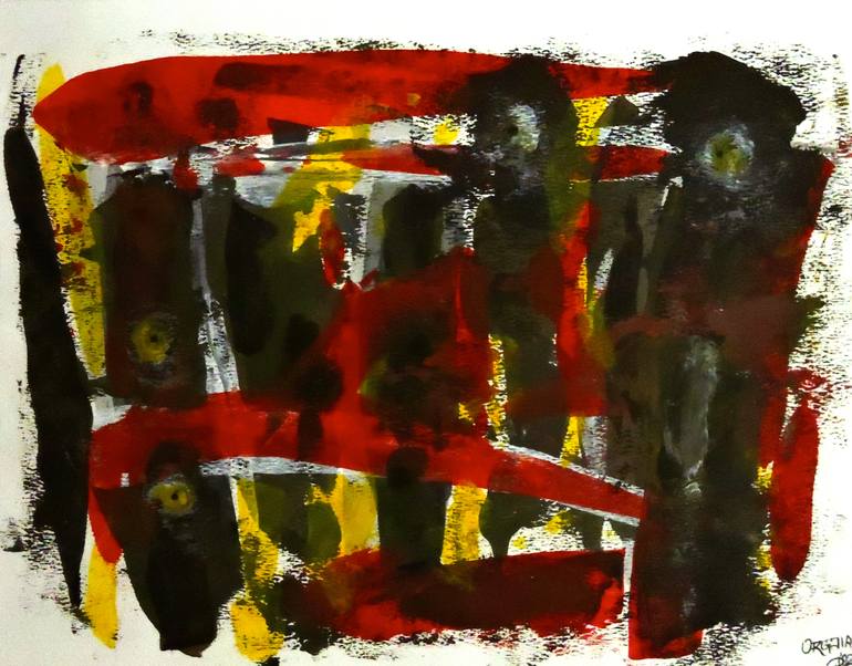 Original Abstract Painting by Perparim Qazimi