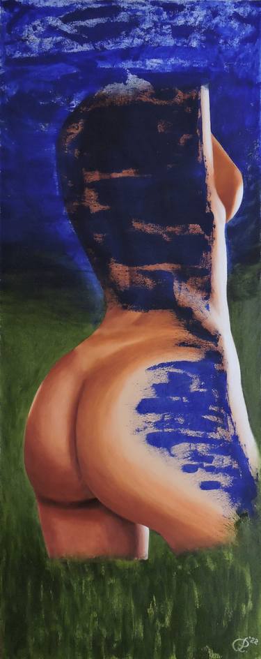 Print of Figurative Nude Paintings by Perparim Qazimi