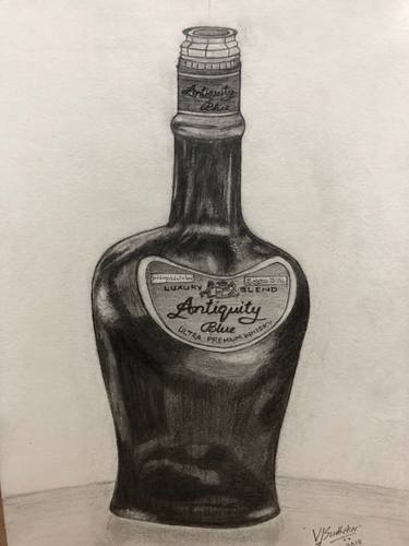 Print of Realism Still Life Drawings by Sudhakar J V