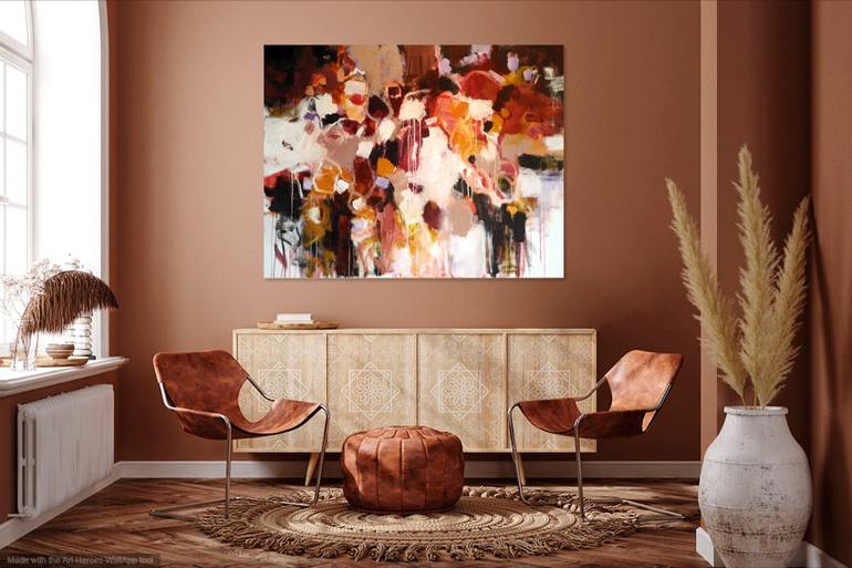 Original Abstract Painting by Douglas Nicolle