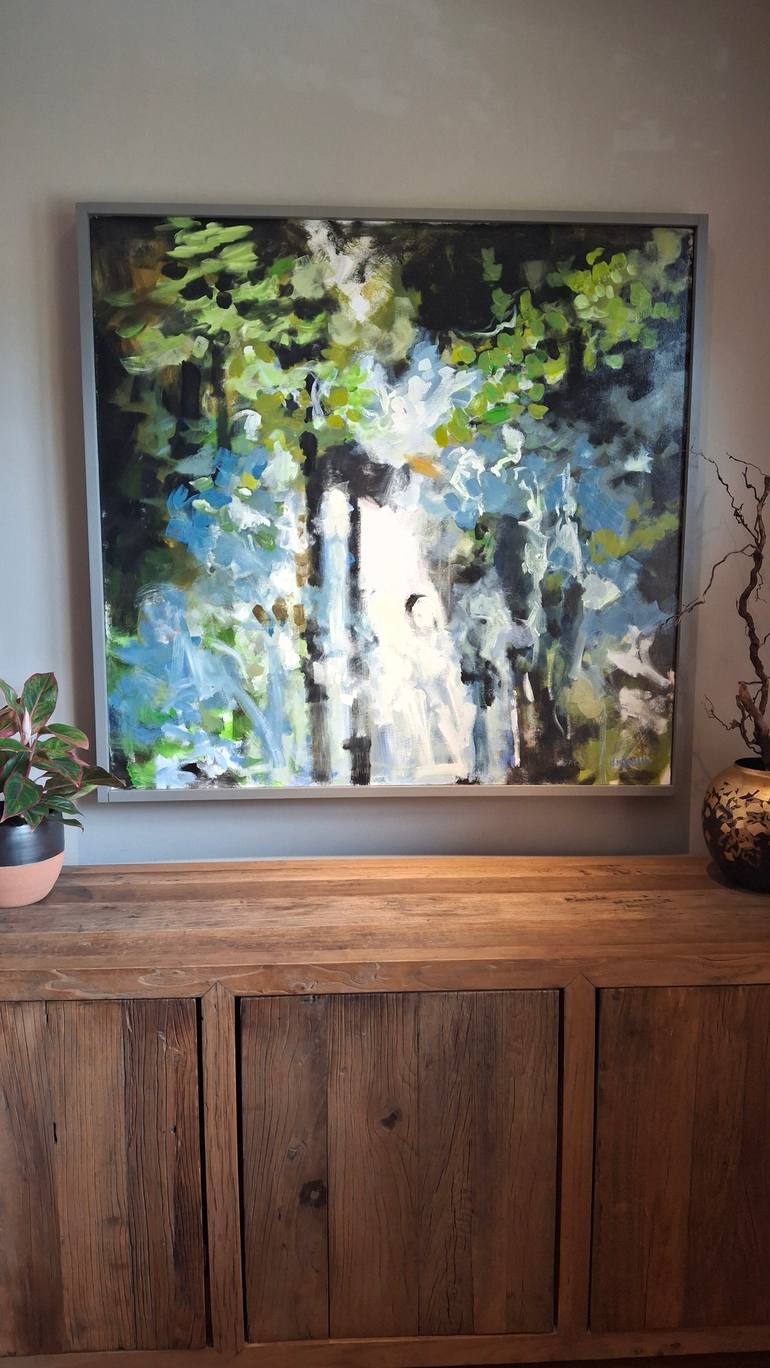 Original Abstract Expressionism Abstract Painting by Douglas Nicolle