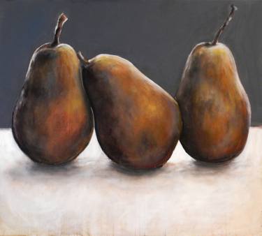 Three Pears - study in grey thumb