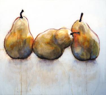 Three Yellow Pears thumb