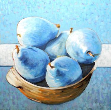 Bowl of Blue Pears thumb