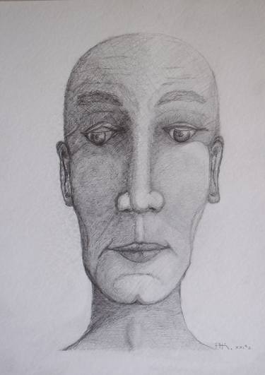 Print of Abstract Portrait Drawings by Patrick Herzig