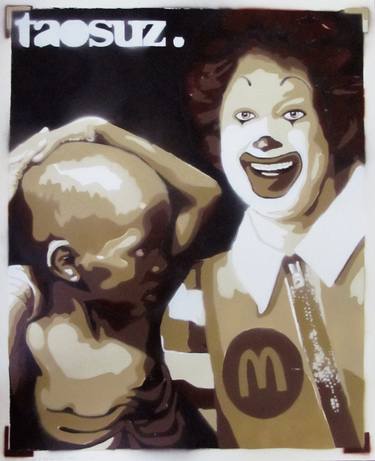 Stencil - Mcdonald & starving child thumb