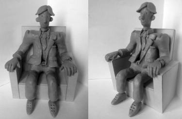 Original People Sculpture by Nickolay Mikhaylov