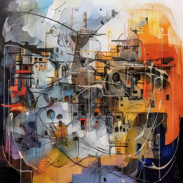 Print of Contemporary Abstract Digital by Youri Ivanov