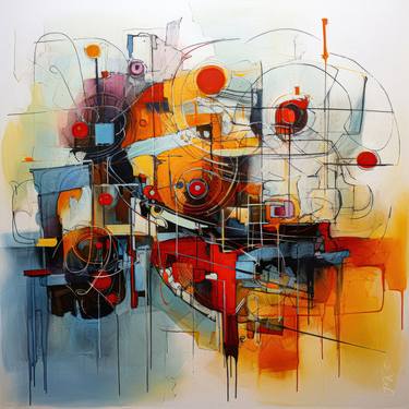 Print of Modern Abstract Digital by Youri Ivanov