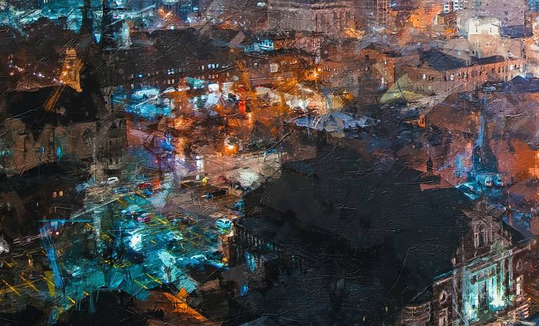 Original Realism Cities Mixed Media by Youri Ivanov