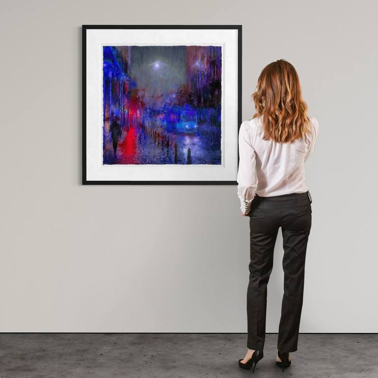 Original Abstract Cities Digital by Youri Ivanov