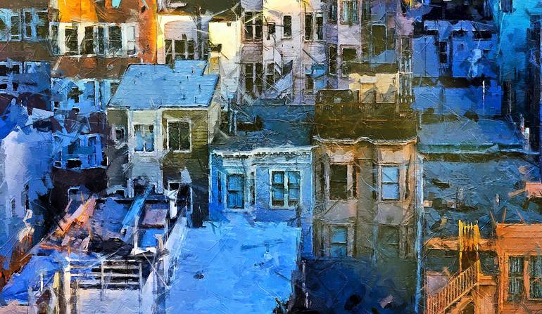 Original Realism Cities Mixed Media by Youri Ivanov
