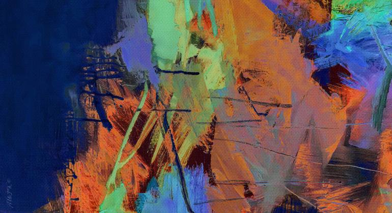 Original Abstract Expressionism Abstract Digital by Youri Ivanov
