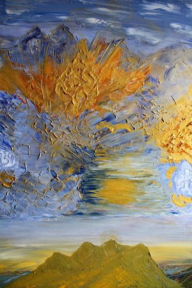 Original Abstract Expressionism Landscape Paintings by Orban Andrei