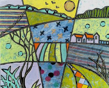 Original Landscape Mixed Media by Ariadna de Raadt