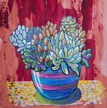 Original Contemporary Floral Painting by Ariadna de Raadt 