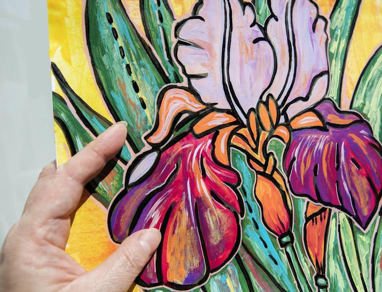 Original Contemporary Floral Painting by Ariadna de Raadt 