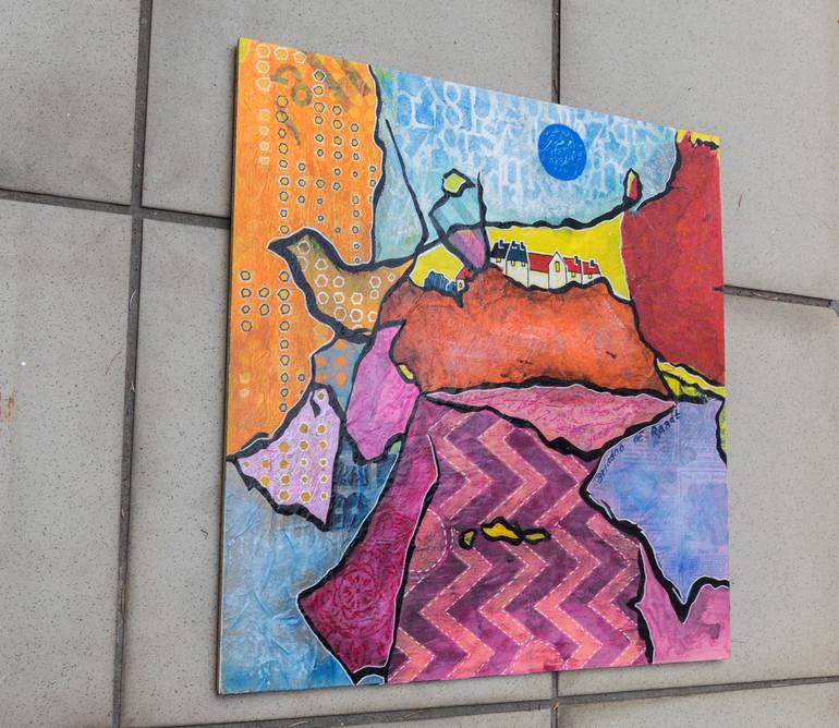 Original Abstract Expressionism Landscape Painting by Ariadna De Raadt 