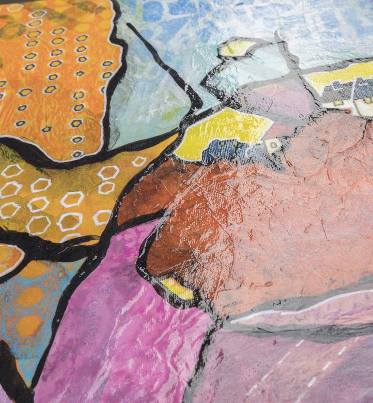 Original Abstract Expressionism Landscape Painting by Ariadna De Raadt 