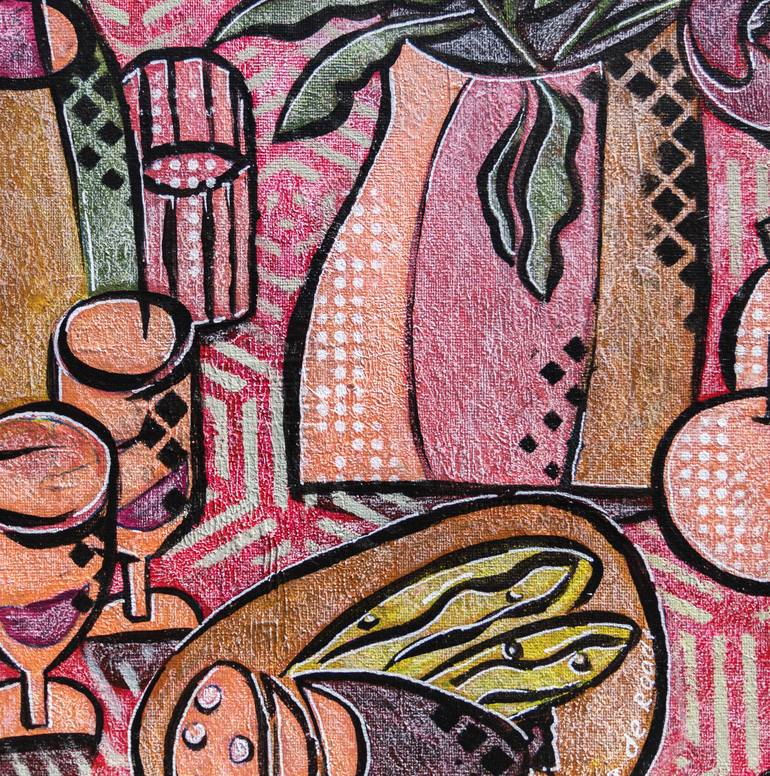 Original Cubism Still Life Painting by Ariadna De Raadt 
