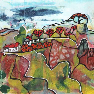 Print of Expressionism Landscape Paintings by Ariadna de Raadt