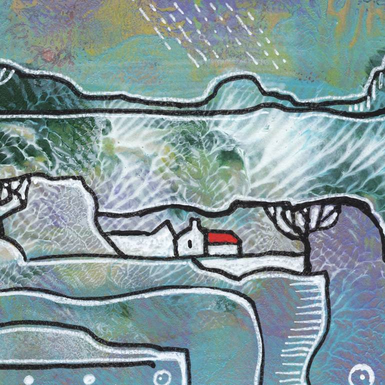 Original Abstract Expressionism Landscape Painting by Ariadna De Raadt 