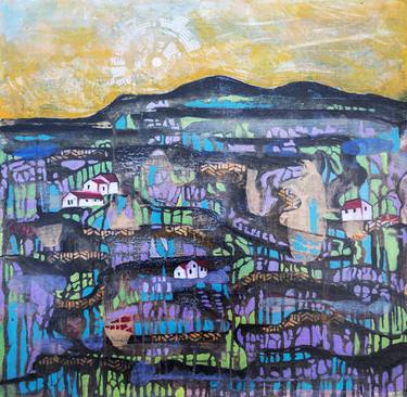Original Abstract Expressionism Landscape Paintings by Ariadna de Raadt