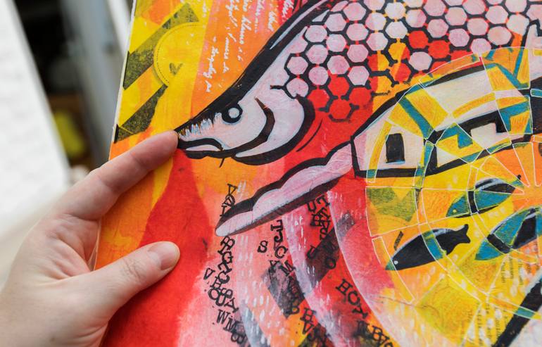 Original Conceptual Typography Collage by Ariadna De Raadt 