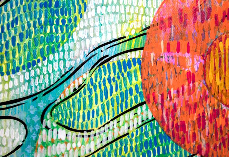 Original Abstract Expressionism Language Painting by Ariadna De Raadt 