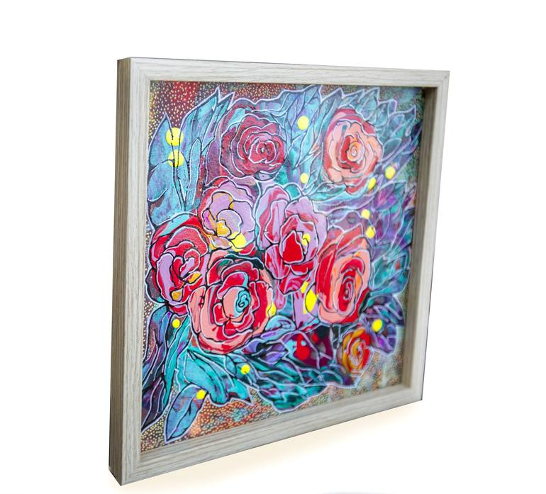 Original Abstract Expressionism Floral Painting by Ariadna de Raadt 