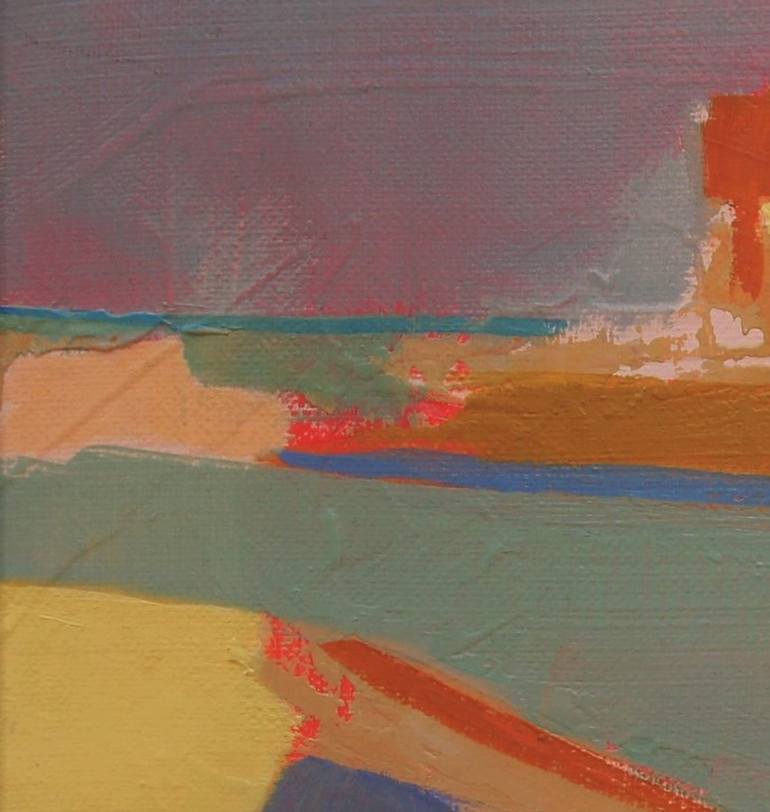 Original Abstract Seascape Painting by Le Junter Jean-Noël