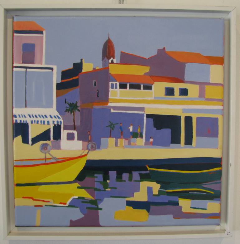 Original Figurative Boat Painting by Le Junter Jean-Noël