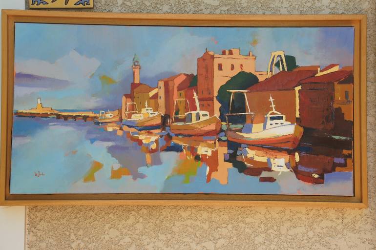 Original Figurative Seascape Painting by Le Junter Jean-Noël