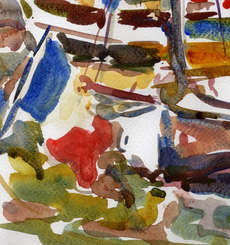 Original Figurative Boat Painting by Le Junter Jean-Noël