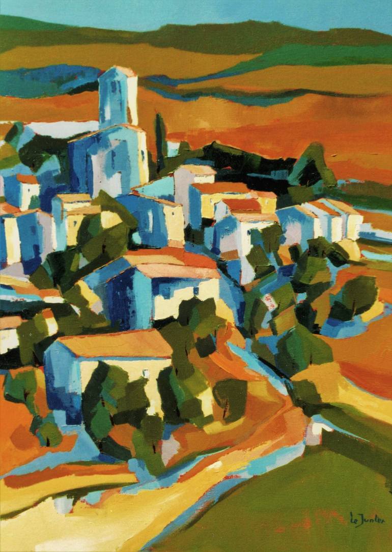 Print of Figurative Cities Paintings by Le Junter Jean-Noël