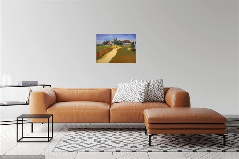 Original Figurative Landscape Painting by Le Junter Jean-Noël