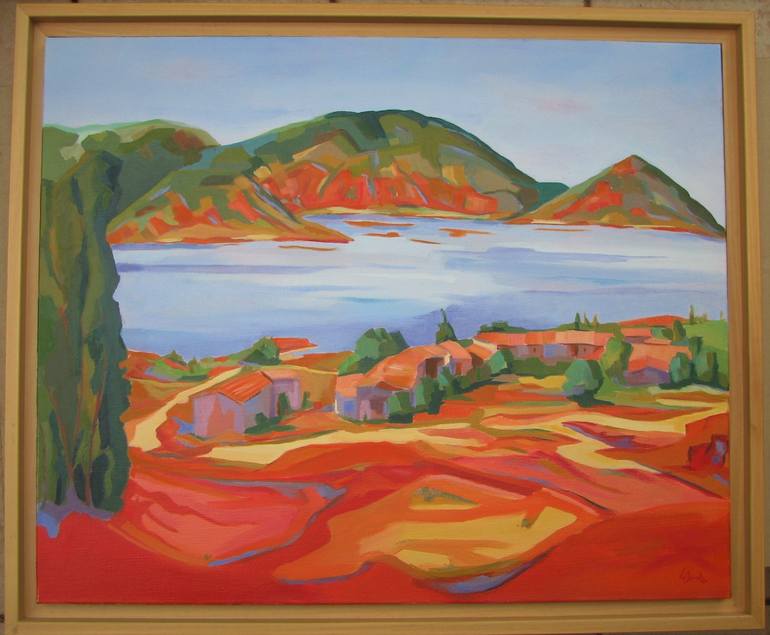 Original Figurative Landscape Painting by Le Junter Jean-Noël