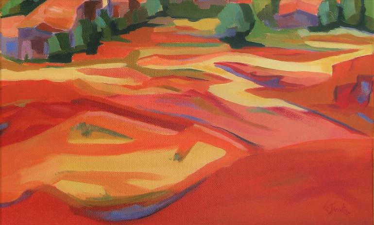 Original Figurative Landscape Painting by Le Junter Jean-Noël