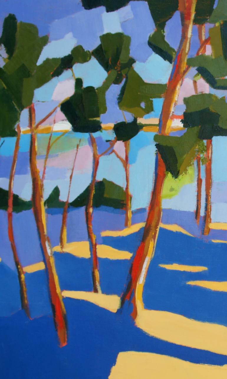 Original Figurative Landscape Painting by Le Junter Jean-Noël