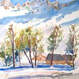 Ski resort in France by Le Junter Jean-Noël