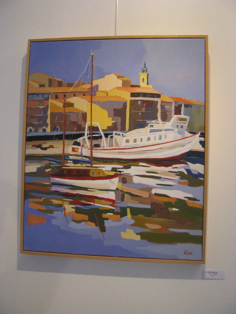 Sète, la marine Painting by Le Junter Jean-Noël | Saatchi Art