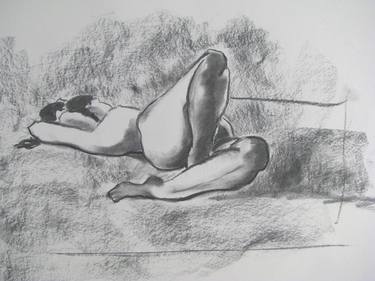 Print of Figurative Nude Drawings by Le Junter Jean-Noël