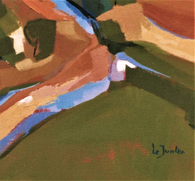 Original Expressionism Landscape Painting by Le Junter Jean-Noël