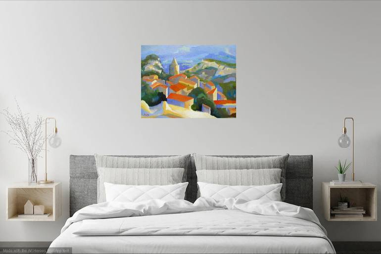 Original Figurative Landscape Painting by Le Junter Jean-Noël