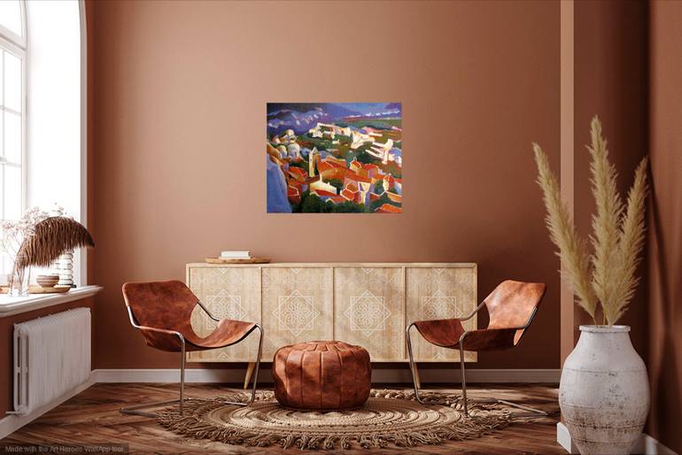 Original Figurative Landscape Painting by Le Junter Jean-Noël