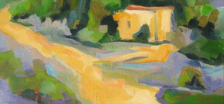 Original Impressionism Landscape Painting by Le Junter Jean-Noël