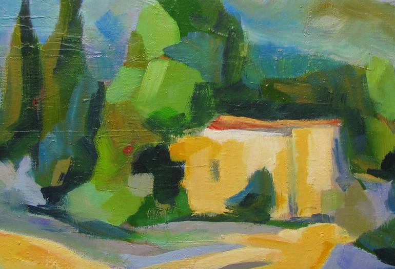 Original Impressionism Landscape Painting by Le Junter Jean-Noël