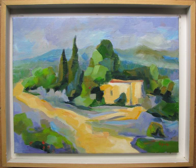 Original Impressionism Landscape Painting by Le Junter Jean-Noël