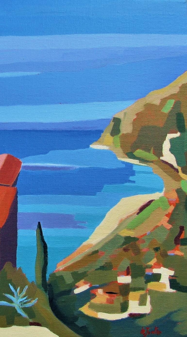 Original Figurative Seascape Painting by Le Junter Jean-Noël