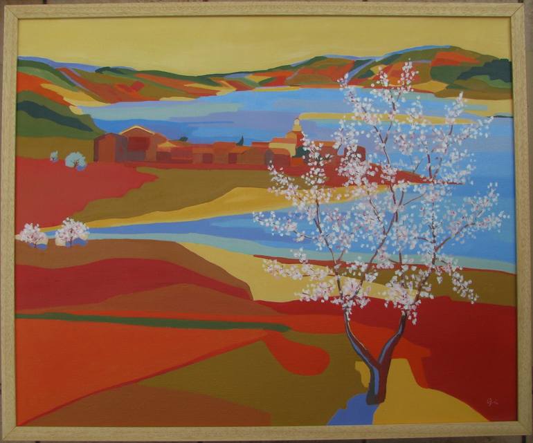Original Figurative Landscape Painting by Le Junter Jean-Noël